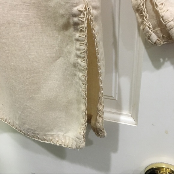 Ralph Lauren green label cream embroidered shirt - Picture 13 of 14